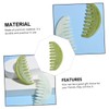 Healvian 1pc Jade Scalp Massage Comb for Care Relaxation and