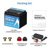 KEPWORTH LiFePO4 12V 50AH Deep Cycle 50A BMS Lithium Battery