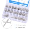 510Pcs Stainless Steel Wood Screws Assortment Kit - #4#6#8#10#12 Phillips