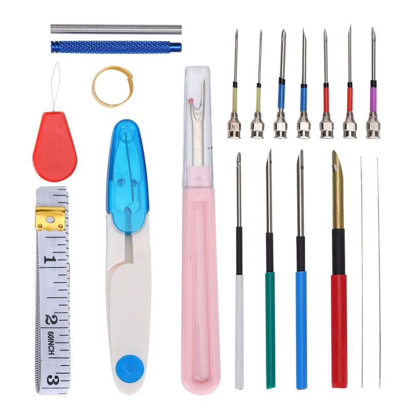Professional Punch Needle Knitting Embroidery Pen Set for Sewing Felting