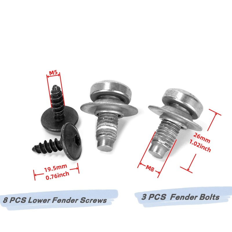 Ruimou 1 Set Automobile Engine Undertray Under Cover Tray Bolt