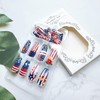 24pcs 4th of July Press on Nails Long Square Independence