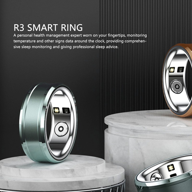Smart Ring Counter Sleep Tracking Waterproof Multifunction for Health Fitness