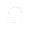 Flat Band Metal Headbands 7 mm Wide - Single Piece