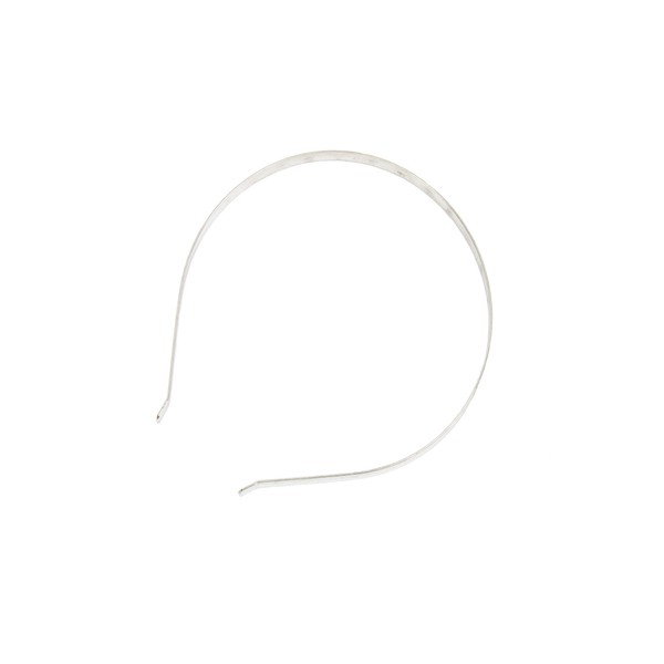 Flat Band Metal Headbands 7 mm Wide - Single Piece