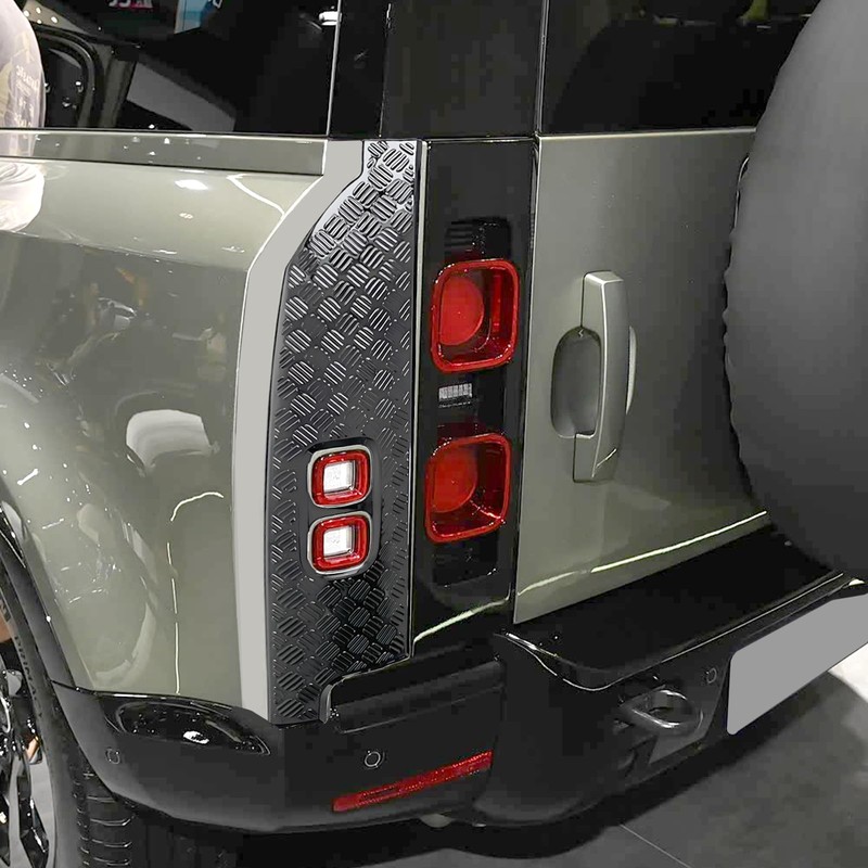 Rear bumper with ABS black body scratch protection cover decorative