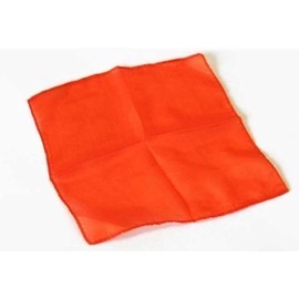 Magic Makers 6 Inch Orange Color Silk - Professional Grade