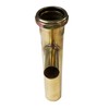 Westbrass Slip-Joint Wye with 7/8 in. Branch Unfinished Brass 1-1/2
