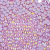 3000 Pieces SS6 2mm Flatback AB Rhinestones Clear Glass Round