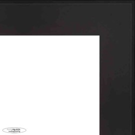 Poster Palooza A3 16.5x11.7 Contemporary Black Complete Wood Picture Frame with UV Acrylic Plexiglass, Foam Board Backing & Hardware Included