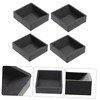 LALAFINA 4pcs Caster Fixing Pads Furniture Leg Protectors Bed Stoppers