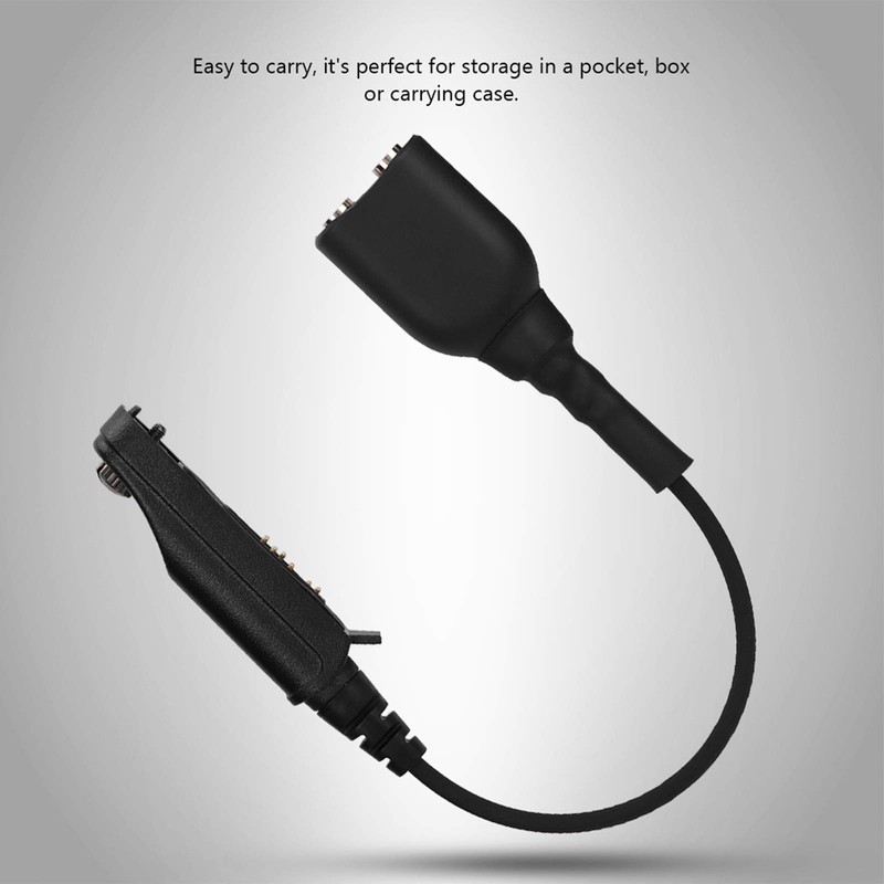 Goshyda Audio Cable Adapter, A58 K-Head 2Pin Walkie Talkie Audio