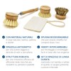 Joeji's Kitchen Eco Bamboo Dish Brush, Spazzola per piatti con