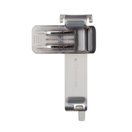 RHYTHM F0901-0589 Handy Fan Mounting, Clip, Parasol Compatible, For Silky Wind Mobile 3 Series, Anti-Slip, Compatible with 0.2 - 0.6 inch (5 - 14 mm) Shaft