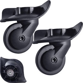 Luggage Suitcase Replacement Wheels Luggage Replacement Wheels Wear-Resistant Mute Suitcase Rubber Swivel Caster Wheels Repair Kits 2 Wheels