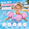Rooxin Swim Vest Armbands for Beginner Swimmers – Foam Buoyancy