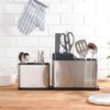 Mobengston stainless steel cutlery case kitchen cutlery holder, stainless steel