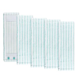 5er Pack Ersatz-Mopbezüge für Leifheit Profi XL Micro Duo / Profi XL Cotton Plus Wischmopp, Schnelle Fleckenentfernung, Hochwertige Mikrofaser-Ersatzbezüge für Alle Bodenarten(Profi XL)