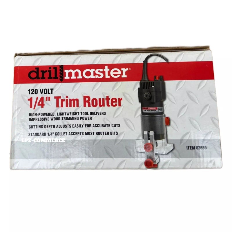 DRILL MASTER 1/2 HP (Max), 1/4 in. Trim Router quality