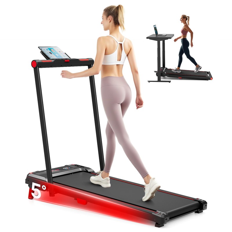 Walking Pad Treadmill, Anylife Incline Walking Pads Under Desk 330lb
