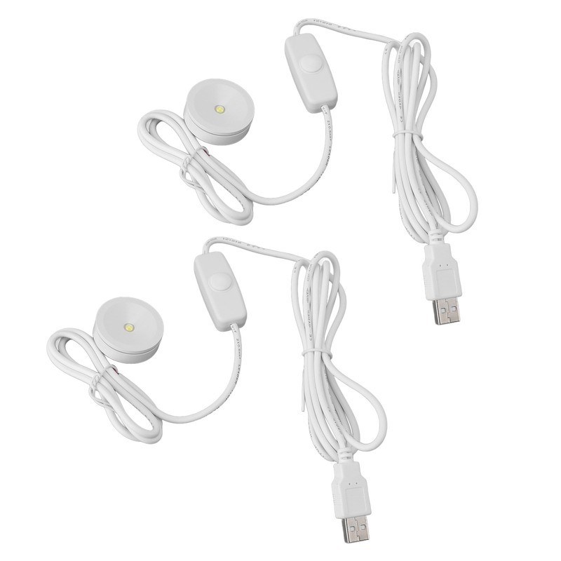 2PCS LED Spot Lights Professional 5V USB Dimmable Round Small