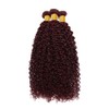 Aikebi Brazilian Human Hair Bundles 20 22 24 Inch Burgundy