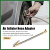 Motoforti 20cm 8" Car Tire Air Inflator Hose Adapter Quick
