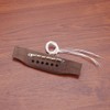 Alnicov Rosewood Guitar Bridge with Insert Piezo bridge Pickup for