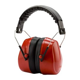 BBS Red Safety Ear Muffs Noise Protection Adjustable