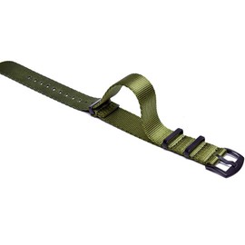 Ritche Nylon Watch Strap with Heavy Buckle Bands 18mm 20mm 22mm Premium Seat Belt Nylon Watch Bands for Men Women, Valentine's day gifts for him or her