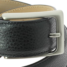 Robert Charles Leather belt Dollaro black - Black