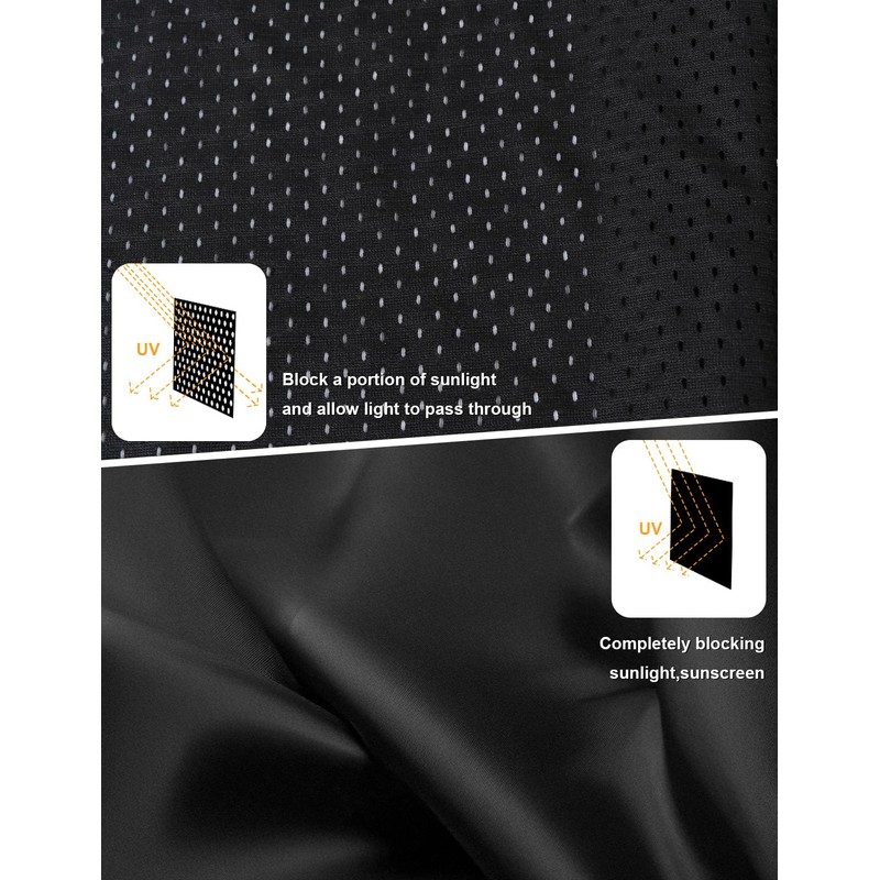 Upgraded 2 PCS Semi Trucks Window Shades, 23.6"x21.6" UV Protection