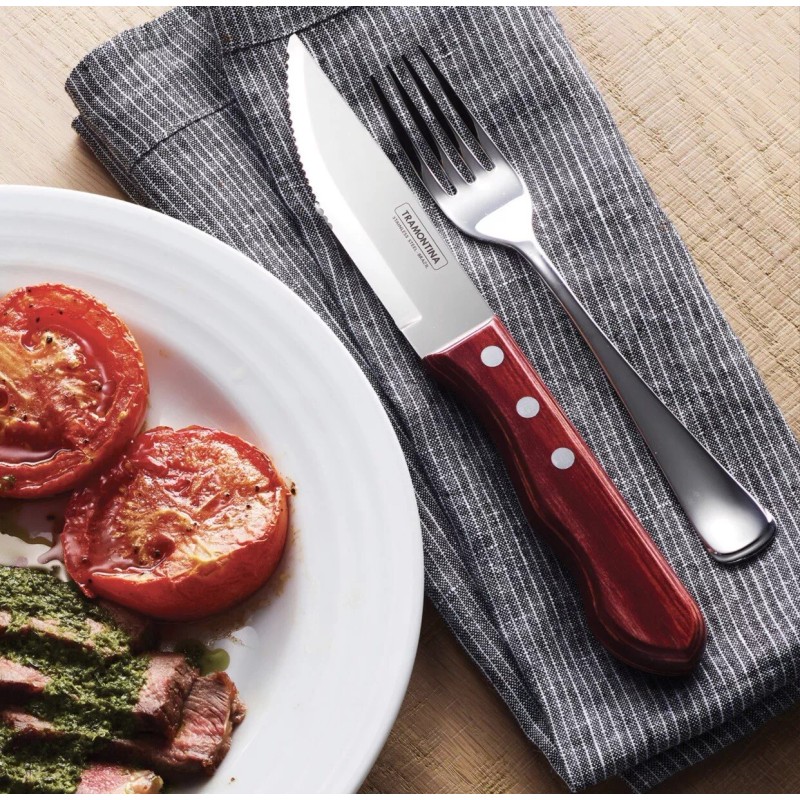 Tramontina, 8 Pc - Porterhouse High-Carbon Steel Steak Knife Set