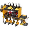 CCCEI Modular Power Tool Organizer Wall Mount Charging Station, Yellow