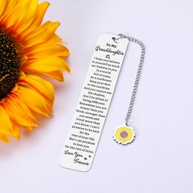 Granddaughter Gifts from Grandma Granddaughter Birthday Gifts Granddaughter Bookmarks 15th 16th 18th Birthday Gifts for Granddaughter Christmas Valentines Gift for Granddaughter Great Grandma Gifts