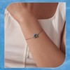 Shysnow Sea Turtle Bracelet For Women Dainty Blue Turtles Charm
