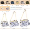 FifthStart Multiuse Large Blue Floral Diaper Caddy with Waist, Shoulder