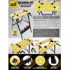 Work-It! Portable Workbench, Folding Carpenter Saw Table with Adjustable Clamps