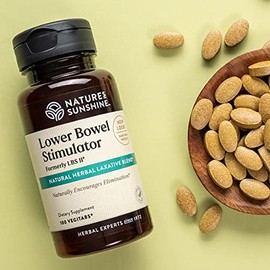 Nature's Sunshine Lower Bowel Stimulator - Helps Relieve Constipation - Cleanse & Detox Your Colon with Natural Herbal Ingredients - 25 Servings - 100