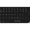 English US Black BACKGROUBD Keyboard Stickers Non Transparent for Computers