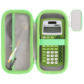 RIYADAone Hard Case Replacement for Texas Instruments TI-30XIIS TI-30XS TI-30Xa TI-36X Pro Scientific Calculator (Lime Green + Off White Case)