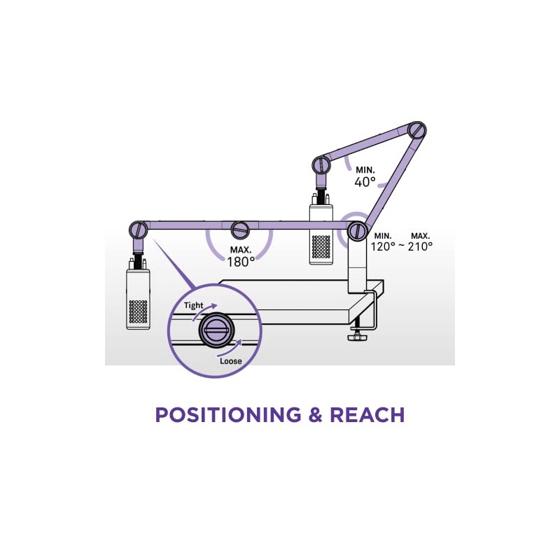 NZXT Boom Arm Mini - Ap-BOOMS-B1 - Small Microphone Boom