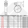 Hose Clamps Stainless Steel V2A W4 Premium Quality DIN 3017