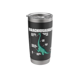 Brachiosaurus Fact File Dinosaur Brachiosaurus Stainless Steel Insulated Tumbler