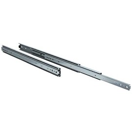 TCH Hardware 32 Inch Heavy Duty 250 lb Steel Drawer Slides - 3/4" Wide - Full Extension with Over Travel | Side Mount Ball Bearing Drawer Rails