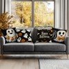 OBSEDE Fall Pillow Covers 18x18 Set of 4, Gentleman Ghost