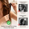 8 Pcs Brown Hair Rollers with Hooks & Satin Hat