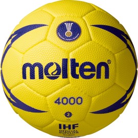 Molten Nueva X4000 H2X4000 Handball No. 2 for Indoor Use (International Certified Balls/Test Balls)