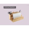 TOP SAVER Wooden Letter Rack and Stationary Holder Home and