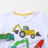 Toddler Baby Little Boy Clothes Crane Truck Crewneck Shirt Shorts